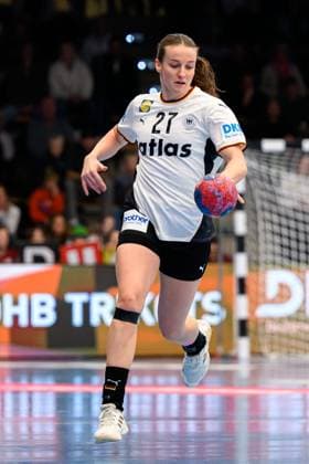 Handball, Frauen Laenderspiel - Deutschland - Schweiz Julia Maidhof (Deutschland) Goeppeingen EWS Arena Deutschland