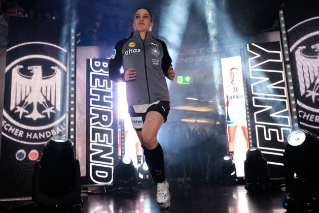 Handball, Frauen Laenderspiel - Deutschland - Schweiz Alexia Hauf (Deutschland) Goeppeingen EWS Arena Deutschland