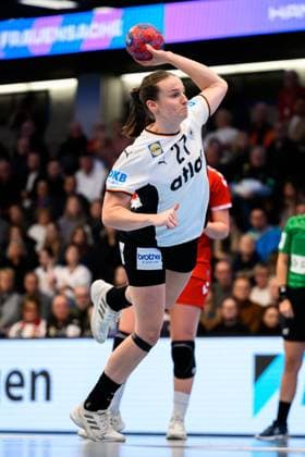 Handball, Frauen Laenderspiel - Deutschland - Schweiz Julia Maidhof (Deutschland) Goeppeingen EWS Arena Deutschland