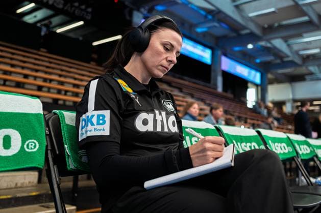 Handball, Frauen Laenderspiel - Deutschland - Schweiz Torwarttrainerin Jasmina Rebmann-Jankovic (Deutschland) Goeppeingen EWS Arena Deutschland