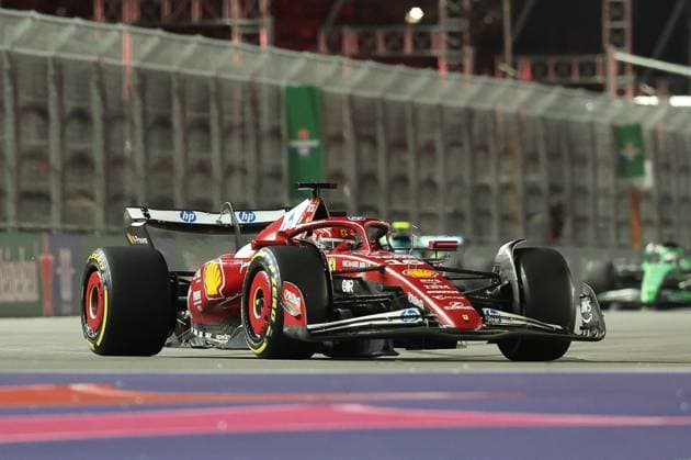 Charles Leclerc (Scuderia Ferrari HP 16), Grosser Preis von Las Vegas, Motorsport, Herren, Formel 1, Rennen, 22.11.2025 Las Vegas Nevada USA