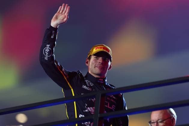Formula 1 Las Vegas Grand Prix 2025 Max Verstappen of Red Bull celebrates after winning the Las Vegas GP 2025 at the Las Vegas Strip Circuit, Nevada, United States on 22 November 2025 Credit: Shaun Brooks Every Second Media Editorial use only. All images are copyright Every Second Media Limited. No images may be reproduced without prior permission. Copyright: xIMAGO EveryxSecondxMediax ESM-1645-0030 ShaunxBrooksx xEveryxSecondxMediax