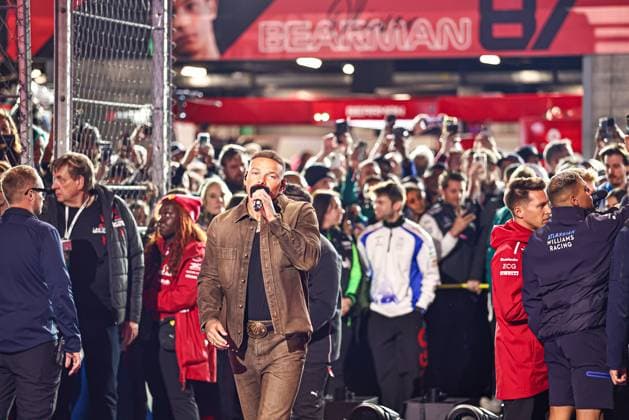Kane Brown (USA) Singer during the Sunday of the Formula 1 Heineken Las Vegas Grand Prix 2025 at Las Vegas Strip Circuit, ahead of Round 22 of 24 of the 2025 FIA Formula One World Championship, WM, Weltmeisterschaft (November 20-23, 2025). Formula 1 Heineken Las Vegas Grand Prix 2025
