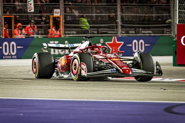 Charles Leclerc (MON) - Scuderia Ferrari - Ferrari SF-25 - Ferrari during the Sunday of the Formula 1 Heineken Las Vegas Grand Prix 2025 at Las Vegas Strip Circuit, ahead of Round 22 of 24 of the 2025 FIA Formula One World Championship, WM, Weltmeisterschaft (November 20-23, 2025). Formula 1 Heineken Las Vegas Grand Prix 2025