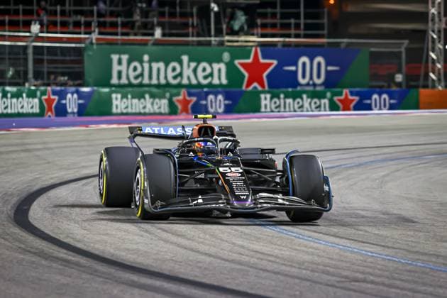 Carlos Sainz Jr. (ESP) - Williams Racing - Williams FW47 - Mercedes during the Sunday of the Formula 1 Heineken Las Vegas Grand Prix 2025 at Las Vegas Strip Circuit, ahead of Round 22 of 24 of the 2025 FIA Formula One World Championship, WM, Weltmeisterschaft (November 20-23, 2025). Formula 1 Heineken Las Vegas Grand Prix 2025