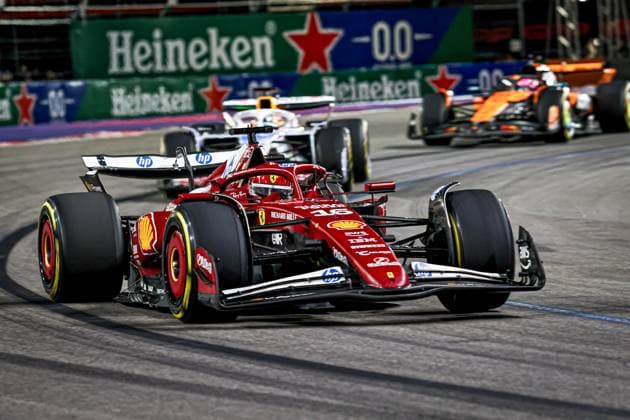 Charles Leclerc (MON) - Scuderia Ferrari - Ferrari SF-25 - Ferrari during the Sunday of the Formula 1 Heineken Las Vegas Grand Prix 2025 at Las Vegas Strip Circuit, ahead of Round 22 of 24 of the 2025 FIA Formula One World Championship, WM, Weltmeisterschaft (November 20-23, 2025). Formula 1 Heineken Las Vegas Grand Prix 2025