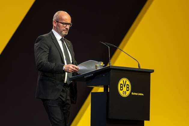 23.11.2025, Fussball, Saison 2025 2026, 1. Bundesliga, Mitgliederversammlung Borussia Dortmund, Abteilungsleiter BVB Handball Rupert Thiele, Dortmund Messe Wetsfalenhalle NRW Deutschland xRHR-FOTO DEx Copyright: DennisxEwert RHR-FOTOx RHR-FOTO DE