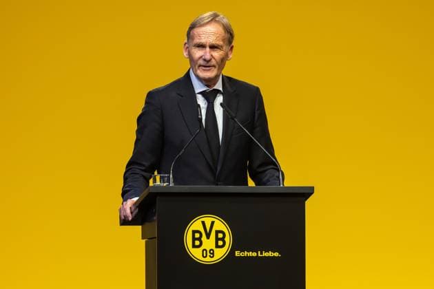 23.11.2025, Fussball, Saison 2025 2026, 1. Bundesliga, Mitgliederversammlung Borussia Dortmund, Vorsitzender der Geschäftsführung Hans-Joachim Watzke (Borussia Dortmund), Dortmund Messe Wetsfalenhalle NRW Deutschland xRHR-FOTO DEx Copyright: DennisxEwert RHR-FOTOx RHR-FOTO DE