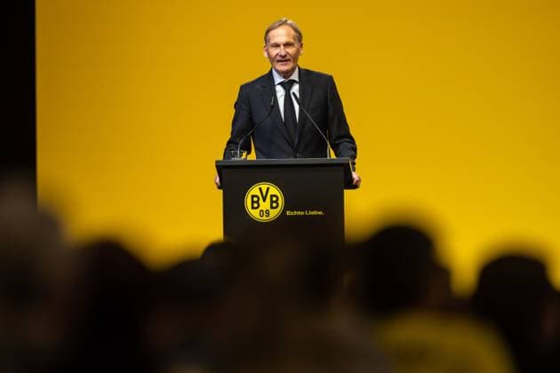 23.11.2025, Fussball, Saison 2025 2026, 1. Bundesliga, Mitgliederversammlung Borussia Dortmund, Vorsitzender der Geschäftsführung Hans-Joachim Watzke (Borussia Dortmund), Dortmund Messe Wetsfalenhalle NRW Deutschland xRHR-FOTO DEx Copyright: DennisxEwert RHR-FOTOx RHR-FOTO DE