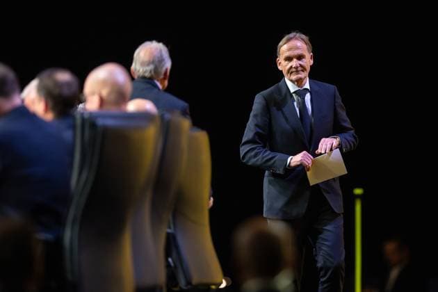 23.11.2025, Fussball, Saison 2025 2026, 1. Bundesliga, Mitgliederversammlung Borussia Dortmund, Vorsitzender der Geschäftsführung Hans-Joachim Watzke (Borussia Dortmund), Dortmund Messe Wetsfalenhalle NRW Deutschland xRHR-FOTO DEx Copyright: DennisxEwert RHR-FOTOx RHR-FOTO DE