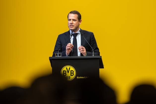 23.11.2025, Fussball, Saison 2025 2026, 1. Bundesliga, Mitgliederversammlung Borussia Dortmund, Geschäftsführer Lars Ricken (Borussia Dortmund), Dortmund Messe Wetsfalenhalle NRW Deutschland xRHR-FOTO DEx Copyright: DennisxEwert RHR-FOTOx RHR-FOTO DE
