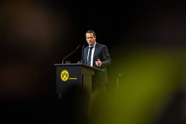 23.11.2025, Fussball, Saison 2025 2026, 1. Bundesliga, Mitgliederversammlung Borussia Dortmund, Geschäftsführer Lars Ricken (Borussia Dortmund), Dortmund Messe Wetsfalenhalle NRW Deutschland xRHR-FOTO DEx Copyright: DennisxEwert RHR-FOTOx RHR-FOTO DE