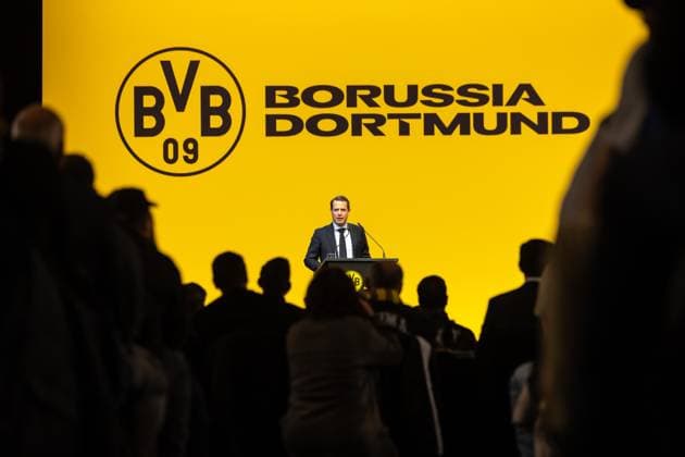 23.11.2025, Fussball, Saison 2025 2026, 1. Bundesliga, Mitgliederversammlung Borussia Dortmund, Geschäftsführer Lars Ricken (Borussia Dortmund), Dortmund Messe Wetsfalenhalle NRW Deutschland xRHR-FOTO DEx Copyright: DennisxEwert RHR-FOTOx RHR-FOTO DE