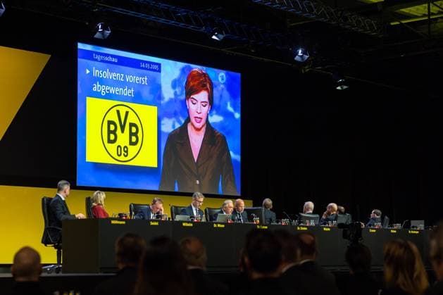 23.11.2025, Fussball, Saison 2025 2026, 1. Bundesliga, Mitgliederversammlung Borussia Dortmund, Vorsitzender der Geschäftsführung Hans-Joachim Watzke (Borussia Dortmund) wird aus seinem Amt verabsschiedet, Dortmund Messe Wetsfalenhalle NRW Deutschland xRHR-FOTO DEx Copyright: DennisxEwert RHR-FOTOx RHR-FOTO DE