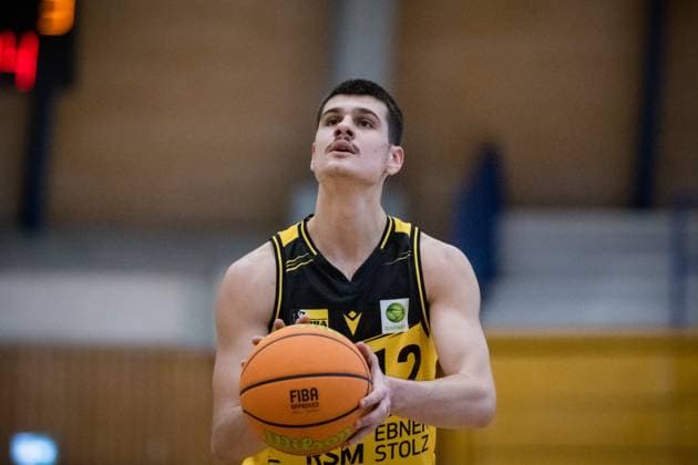 Abdulhay Koemuerkara (Porsche BBA, 12) GER, Porsche BBA Ludwigsburg - CATL Basketball Loewen Erfurt, 2. Barmer Basketball Bundesliga, ProB Sued, Saison 2025 2026, 23.11.2025 GER, Porsche BBA Ludwigsburg - CATL Basketball Loewen Erfurt, 2. Barmer Basketball Bundesliga, ProB Sued, Saison 2025 2026, 23.11.2025 Ludwigsburg Copyright: xSandyxDinkelackerx EP_EER