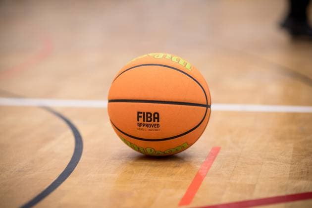 Feature, Symbol Basketball auf Parkett, Spielfeld GER, Porsche BBA Ludwigsburg - CATL Basketball Loewen Erfurt, 2. Barmer Basketball Bundesliga, ProB Sued, Saison 2025 2026, 23.11.2025 GER, Porsche BBA Ludwigsburg - CATL Basketball Loewen Erfurt, 2. Barmer Basketball Bundesliga, ProB Sued, Saison 2025 2026, 23.11.2025 Ludwigsburg Copyright: xSandyxDinkelackerx EP_EER