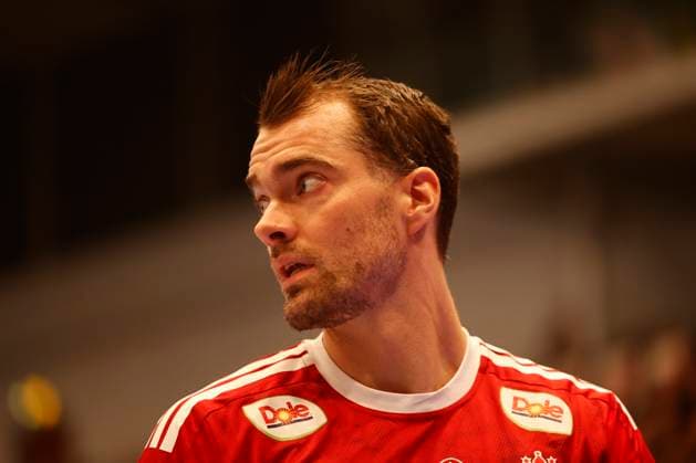 Handball 1. Handball-Bundesliga, DAIKIN HBL 2025 2026 - Handball Verein Hamburg (HSVH) vs. HC Erlangen Casper U. Mortensen(Hamburg) im Portrait . Sporthalle Hamburg Hamburg Foto: Frank Schoof