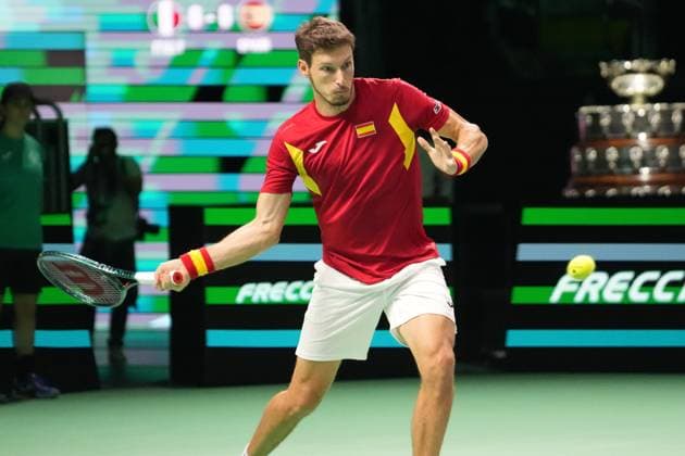 TENNIS - DAVIS CUP 2025 - FINAL 8 23 11 2025 Pablo Carreno Busta of Spain during Davis Cup 2025, Final 8, Tennis event on 23November 2025 in Bologna, Italy - Photo Laurent Lairys BolognaItaly  Copyright: xLaurentxLairysx