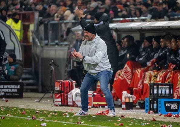 Fussball, Herren, Saison 2025 2026, 1. Bundesliga (11. Spieltag), FC St. Pauli - 1. FC Union Berlin, Trainer Steffen Baumgart (1. FC Union Berlin), 23.11. 2025, Copyright: xMatthiasxKochx