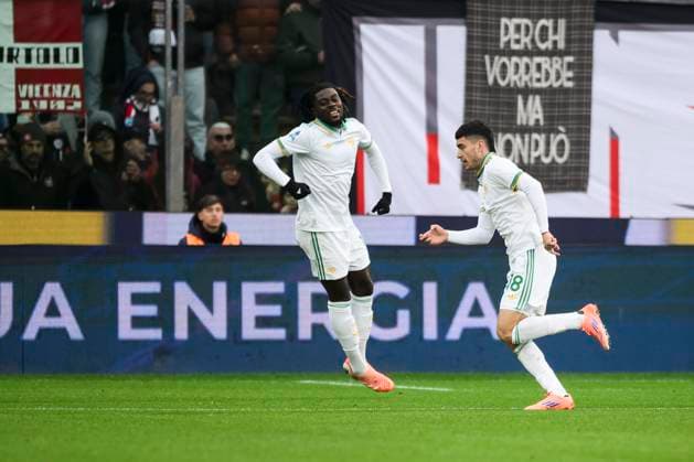 AS Roma v US Cremonese - Serie A Matias Soule of AS Roma celebrates after scoring the opening goal during the Serie A football match between AS Roma and US Cremonese. Cremona Italy Copyright: xNicolòxCampox