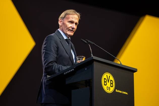 23.11.2025, Fussball, Saison 2025 2026, 1. Bundesliga, Mitgliederversammlung Borussia Dortmund, Vorsitzender der Geschäftsführung Hans-Joachim Watzke (Borussia Dortmund), Dortmund Messe Wetsfalenhalle NRW Deutschland xRHR-FOTO DEx Copyright: DennisxEwert RHR-FOTOx RHR-FOTO DE