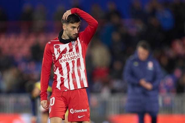 Alex Baena (Atletico de Madrid) gestures during the LaLiga EA Sports match between Getafe CF v AtlÃ tico Madrid at Coliseum on November 23, 2025 in Getafe, Spain. (Photo by Manu Reino DeFodi Images)