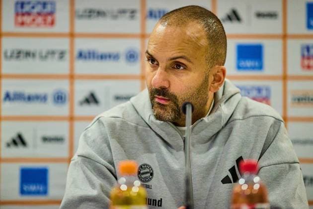 T. J. Parker (FC Bayern, Assistant Coach) in der Pressekonferenz, PK GER, ratiopharm ulm vs. FC Bayern, Basketball, 8. Spieltag, EasyCredit Bundesliga, Spielzeit 2025 2026, 23.11.2025 GER, ratiopharm ulm vs. FC Bayern, Basketball, 8. Spieltag, EasyCredit Bundesliga, Spielzeit 2025 2026, 23.11.2025 Neu-Ulm Copyright: xEibner-Pressefoto GeraldxOelze-dexStoppanyx EP_ODS