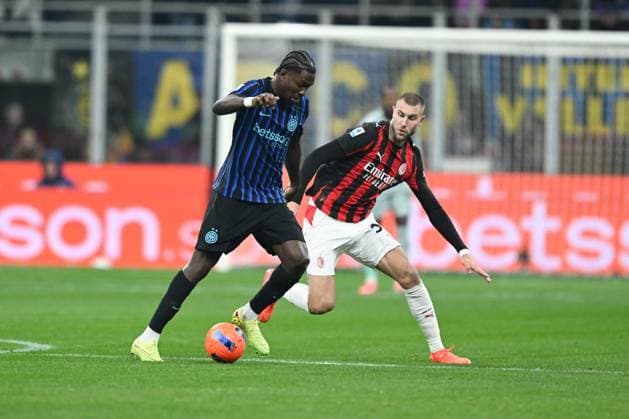 FC Internazionale v AC Milan - Serie A Marcus Thuram of FC Inter is in action during the Italian Serie A football match between Inter FC Internazionale and AC Milan at Giuseppe Meazza San Siro Stadium in Milan, Italy, on November 23, 2025. Milano Italy  Copyright: xTizianoxBallabiox originalFilename:ballabio-interfci251123_npyBG.jpg