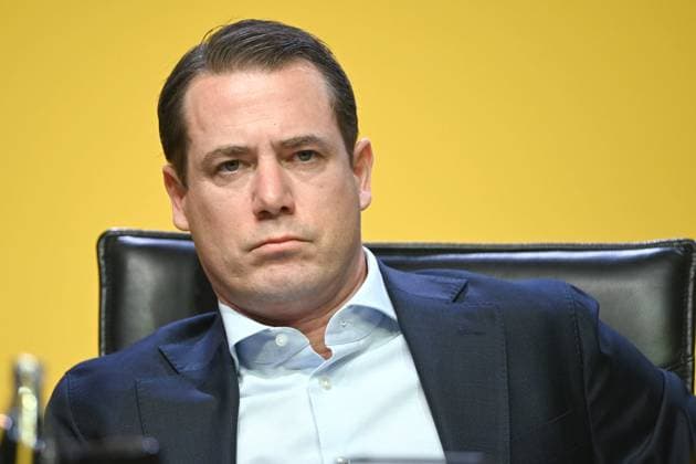 Lars RICKEN, Vorstandsmitglied, Hauptversammlung der Borussia Dortmund GmbH & Co. KGaA, Dortmunder Westfalenhalle, 24.11.2025 oÂ