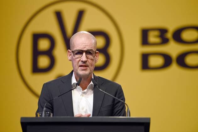 Carsten CRAMER, Vorstandsmitglied, Hauptversammlung der Borussia Dortmund GmbH & Co. KGaA, Dortmunder Westfalenhalle, 24.11.2025 oÂ