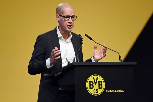 Carsten CRAMER, Vorstandsmitglied, Hauptversammlung der Borussia Dortmund GmbH & Co. KGaA, Dortmunder Westfalenhalle, 24.11.2025 oÂ
