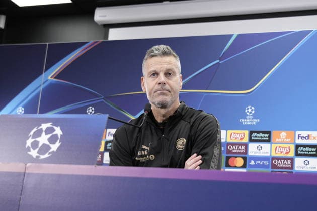 Bodo Glimt press conference Bodo 20251124 Bodo Glimts coach Kjetil Knutsen at the press conference the day before the Champions League football match against Juventus Photo Stian Lysberg Solum NTB Bodo Norway EDITORIAL USE ONLY RESTRICTED USE FOR BETTING COMPANIES  Copyright: xStianxLysbergxSolumx xNTBx