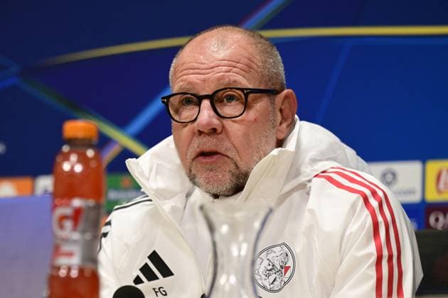 AMSTERDAM - Ajax interim manager Fred Grim during a press conference, PK, Pressekonferenz at the Johan Cruijff ArenA in Amsterdam, Netherlands, in preparation for the Champions League match against Benfica, November 24, 2025. ANP OLAF KRAAK xVIxANPxSportx xxANPxIVx 542962752 originalFilename: 542962752.jpg