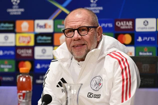 AMSTERDAM - Ajax interim manager Fred Grim during a press conference, PK, Pressekonferenz at the Johan Cruijff ArenA in Amsterdam, Netherlands, in preparation for the Champions League match against Benfica, November 24, 2025. ANP OLAF KRAAK xVIxANPxSportx xxANPxIVx 542962772 originalFilename: 542962772.jpg