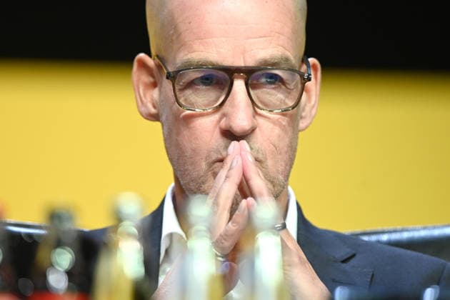 Carsten CRAMER, Vorstandsmitglied, Hauptversammlung der Borussia Dortmund GmbH & Co. KGaA, Dortmunder Westfalenhalle, 24.11.2025 oÂ