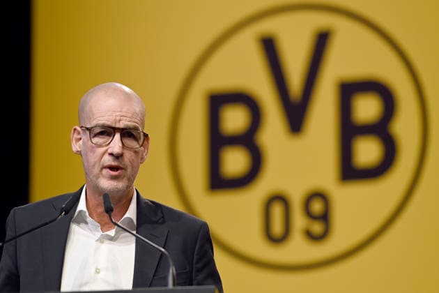 Carsten CRAMER, Vorstandsmitglied, Hauptversammlung der Borussia Dortmund GmbH & Co. KGaA, Dortmunder Westfalenhalle, 24.11.2025 oÂ