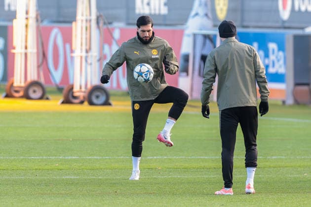 24.11.2025, Fussball, Saison 2025 2026, UCL, Abschlusstraining Borussia Dortmund, Emre Can (Borussia Dortmund), Dortmund Trainingsgelände BVB NRW Deutschland xRHR-FOTO DEx Copyright: DennisxEwert RHR-FOTOx RHR-FOTO DE