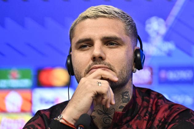 Galatasaray press conference, PK, Pressekonferenz ahead of UEFA Champions League match ISTANBUL, TURKIYE – NOVEMBER 24: Galatasaray forward Mauro Icardi speaks during a press conference at the Kemerburgaz Metin Oktay Facilities ahead of their UEFA Champions League week five match against Belgian side Union SG in Istanbul, Turkiye on November 24, 2025. Muhammed Enes Yildirim Anadolu Istanbul Turkey. Editorial use only. Please get in touch for any other usage.  Copyright: x2025xAnadoluxMuhammedxEnesxYildirimx