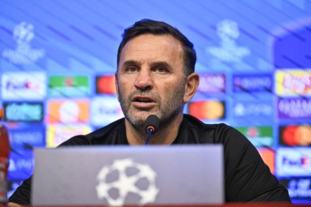 Galatasaray press conference, PK, Pressekonferenz ahead of UEFA Champions League match ISTANBUL, TURKIYE – NOVEMBER 24: Galatasaray s head coach Okan Buruk speaks during a press conference at the Kemerburgaz Metin Oktay Facilities ahead of their UEFA Champions League week five match against Belgian side Union SG in Istanbul, Turkiye on November 24, 2025. Muhammed Enes Yildirim Anadolu Istanbul Turkey. Editorial use only. Please get in touch for any other usage.  Copyright: x2025xAnadoluxMuhammedxEnesxYildirimx