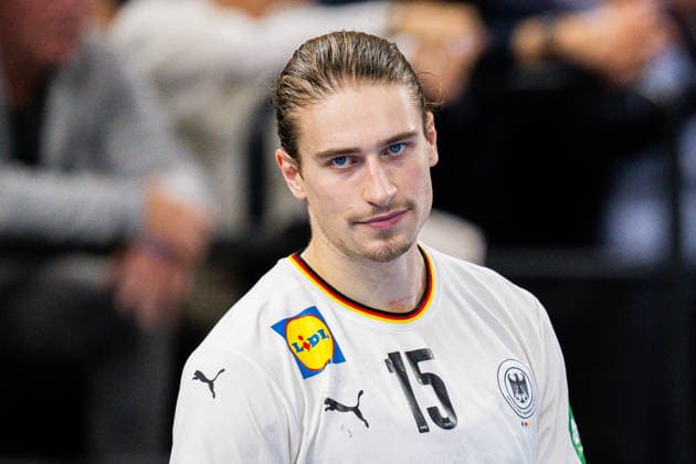 02.11.2025 - Handball, Länderspiel, Testspiel, SAP Garden München, Deutschland - Island: Juri Knorr (Deutschland)