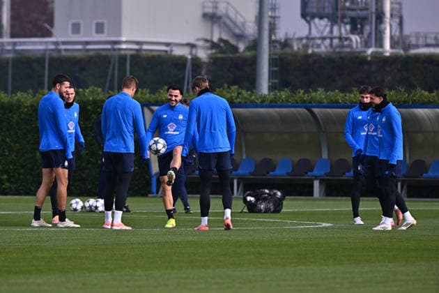 November 25, 2025, Zingonia, Lombardia: Atalanta™s players during a training session on the eve of the UEFA Champions League soccer match between Atalanta BC and Eintracht Frankfurt at Bortolotti Training Center in Zingonia, Italy, 25 November 2025. .ANSA MICHELE MARAVIGLIA. UEFA Champions League; Atalanta-Eintracht Frankfurt  - ZUMAa110 20251125_zaf_a110_005 Copyright: xMichelexMaravigliax