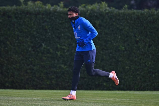 November 25, 2025, Zingonia, Lombardia: Atalanta s Ederson during a training session on the eve of the UEFA Champions League soccer match between Atalanta BC and Eintracht Frankfurt at Bortolotti Training Center in Zingonia, Italy, 25 November 2025. .ANSA MICHELE MARAVIGLIA. UEFA Champions League; Atalanta-Eintracht Frankfurt  - ZUMAa110 20251125_zaf_a110_009 Copyright: xMichelexMaravigliax