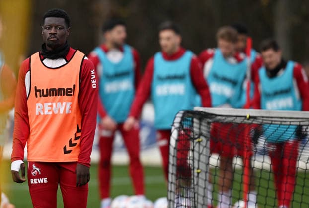 25.11.2025, xophax, Fussball 1.Bundesliga, 1.FC Koeln Training Ragnar Ache ( 1. FC Köln ) Koeln