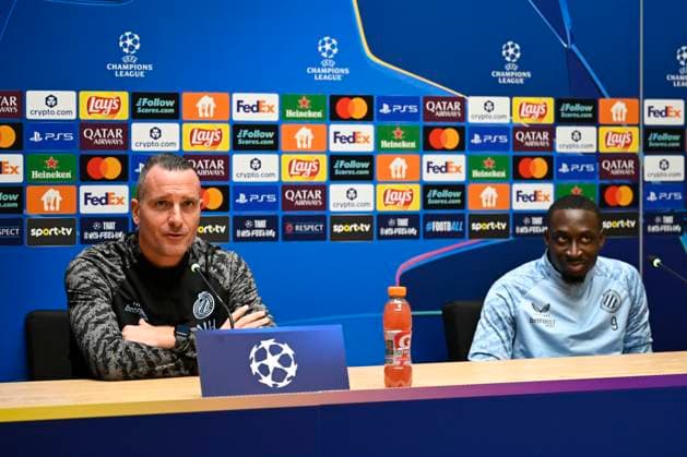 Sporting CP v Club Brugge - UEFA Champions League Media Activities 25 11 2025 WESTKAPELLE, BELGIUM - NOVEMBER 25 : Hayen Nicky head coach of Club Brugge talking to the press during a press conference, PK, Pressekonferenz ahead of the UEFA Champions League 2025 26 League Phase MD5 match between Sporting CP and Club Brugge on November 25, 2025 in Westkapelle, Belgium, 25 11 2025 Westkapelle Belgium  Copyright: xJanxDexMeuleneirx