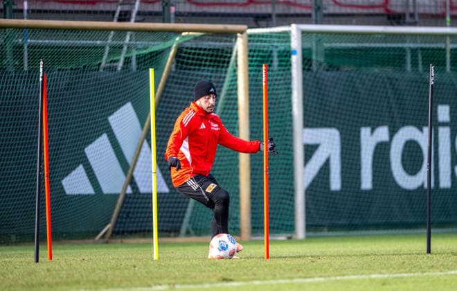 Fußball, Herren, Saison 2025 2026, 1. Bundesliga, 1. FC Union Berlin, Training, Josip Juranovic (1. FC Union Berlin), 25.11. 2025, Copyright: xMatthiasxKochx
