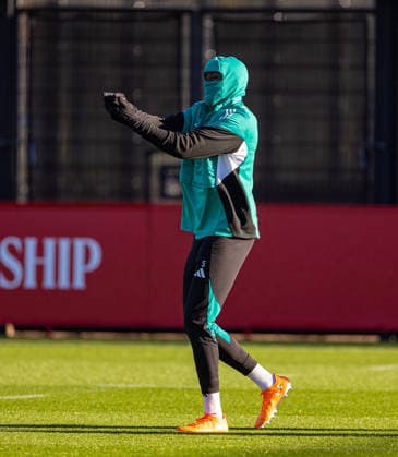 Football - UEFA Champions League - Liverpool FC v PSV Eindhoven - MD-1 LIVERPOOL, ENGLAND - Tuesday, November 25, 2025: Liverpool s Ibrahima KonatÃ during a training session at the AXA Training Centre ahead of the UEFA Champions League match between Liverpool FC and PSV Eindhoven. (Photo by David Rawcliffe Propaganda) LIVERPOOL AXA Training Centre MERSEYSIDE ENGLAND  Copyright: xDavidxRawcliffex P2025-11-25-Liverpool_PSV_MD-1-33