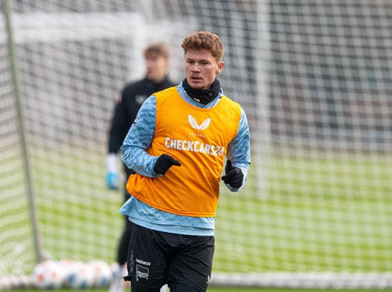 Fussball, Herren, Saison 2025 26, 2. Bundesliga, Hertha BSC, Training, Sebastian Grönning (Hertha BSC), 25.11. 2025,