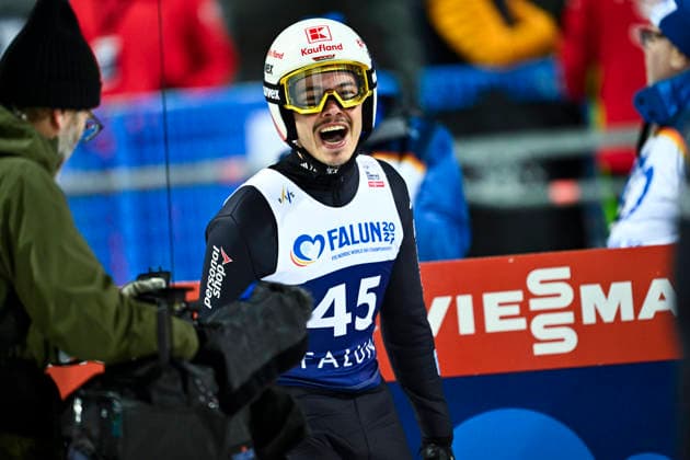 Germany s Philipp Raimund after his second jump in Tuesday s final competition in the men s Ski jumping, Skispringen, Ski, nordisch World Cup, normal hill HS95, at the Lugnet Stadium in Falun, Sweden, November 25, 2025. FALUN SWEDEN x10080x *** Germany s Philipp Raimund after his second jump in Tuesday s final competition in the men s ski jumping World Cup, normal hill HS95, at the Lugnet Stadium in Falun, Sweden, November 25, 2025 FALUN SWEDEN x10080x  Copyright: xFredrikxSandberg TTx SKI JUMPING WORLD CUP NORMAL HILL