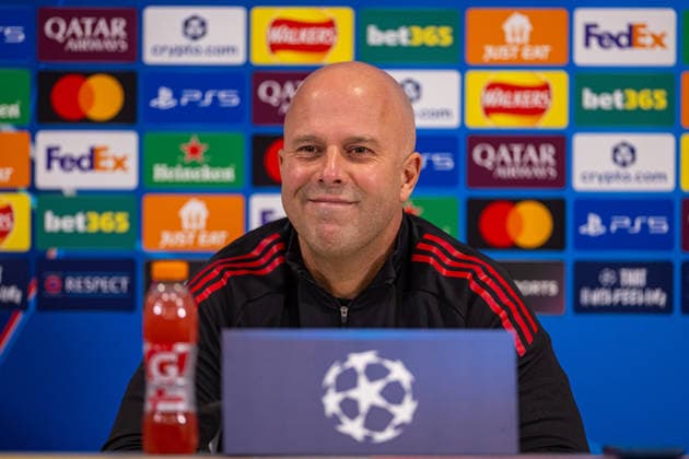 Football - UEFA Champions League - Liverpool FC v PSV Eindhoven - MD-1 LIVERPOOL, ENGLAND - Tuesday, November 25, 2025: Liverpool s head coach Arne Slot during a press conference, PK, Pressekonferenz at Anfield ahead of the UEFA Champions League match between Liverpool FC and PSV Eindhoven. (Photo by David Rawcliffe Propaganda) LIVERPOOL AXA Training Centre MERSEYSIDE ENGLAND  Copyright: xDavidxRawcliffex P2025-11-25-Liverpool_PSV_MD-1-48