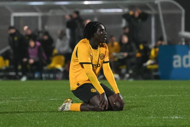 Dienstag, 25.11.2025 Saison 2025 2026 5. Spieltag UEFA Youth League im BVB Fußballpark Hohenbuschei, Dortmund, Germany. BV Borussia Dortmund U19 - Villarreal FC U19. Ousmane Diallo (BVB)